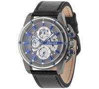 Police Reloj Multiesfera para Hombre de Cuarzo con Correa en Cuero PL14688JSUS.1