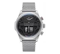 Police Reloj analógico de cuarzo para hombre PEWJG0006504 Correa de acero inoxidable Gris/Plateado