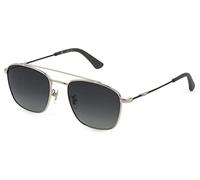POLICE SPL996E Sunglasses, Total Shiny Palladium, 55 Unisex Adulto