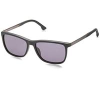 POLICE SPLC35 Sunglasses, Matt/Sandblasted Black, 57 Unisex Adulto
