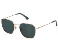 Police SPLL06 Gafas, Shiny Total Rose Gold, 54 para Hombre