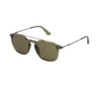 Police sunglasses spll76 shiny transp.green 53/19/145 hombre