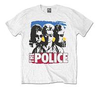 Police - the - T-Shirt # L Unisex White # Band Photo Sunglasses