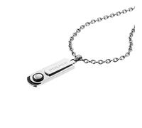 Police trigger - collar de acero inoxidable con cadena de balcher