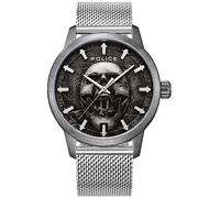 Police Watches raho Reloj para Hombre Analógico de Cuarzo con Brazalete de Acero Inoxidable PEWJG0005505