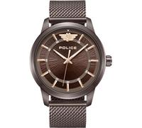 Police Watches raho Reloj para Hombre Analógico de Cuarzo con Brazalete de Acero Inoxidable PEWJG0021103