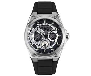Police Watches salkantay Reloj para Hombre Analógico de Cuarzo con Brazalete de Silicona PEWJQ2203201