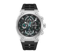 Police Watches Sonic Reloj para Hombre Analógico de Cuarzo con Brazalete de Silicona PEWGQ0054301