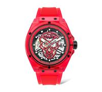 Police Reloj para hombre Translucent – Analógico automático, brazalete silicona – PL.15924JPR-16P