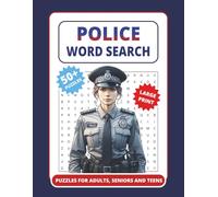 Police Word Search: 50+ Themed Puzzles for Adults, Seniors & Teens | Large Print, Fun Brain Games & Relaxing Mystery Challenges