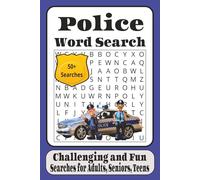Police Word Search: Word Search Puzzles with East to Read Print about Police and Law Enforcement | 6x9 inches, 110 pages | 50 + puzzles ... Gift for Holidays, Vacations, and Relaxation