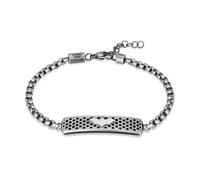 Police X BATMAN PROTECTOR - Pulsera con diseño de murciélago antiguo para hombre - PEAGB0042101, One Size, Acero inoxidable, No es una piedra preciosa