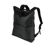 Police Zaino Uomo Nero Elegante, in PU, Da Lavoro, con Scomparto PC per Laptop fino a 17'', Viaggio, Università, 16 L