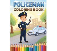Policeman Coloring Book: 50 Procreate Hero Art Pages - Kids Activity: Inspire young heroes with 50 creative Procreate pages featuring brave policemen, police cars, and action scenes - perfect for kids who love adventure and community helpers
