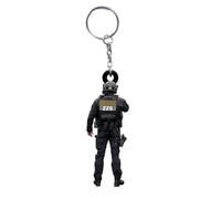 Policeman Keychain - Partido De Regalos De Oficial, Anillo De Llave Reutilizable, Accesorio Policial Portátil | Llavero Decorativo Para Autos Para Oficiales De Policía, Regalos De Aplicación De La Ley
