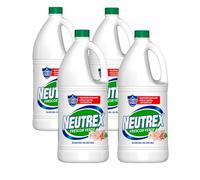 PoliChollo Neutrex Lejía Frescor Verde 1900 ml - Pack Ahorro de 4 - Desinfectante Potente con Aroma Fresco, Ideal para Ropa y Limpieza del Hogar, Eficaz contra Manchas y Bacterias