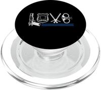 Policía Amor Insignia Esposas Bastones Oficial Apreciación Arte PopSockets PopGrip para MagSafe