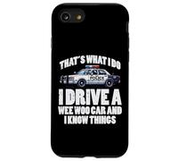 Policía Conduzco Wee Woo Coche Y Sé Cosas Policía Hombres Policía Carcasa para iPhone SE (2020) / 7/8