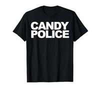 Policía de Dulces de Halloween Camiseta gráfica económica