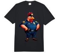 Policía de Pollo Comfort Colors Adult Heavyweight T-Shirt