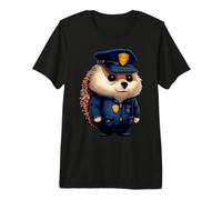 Policía Erizo Camiseta Premium