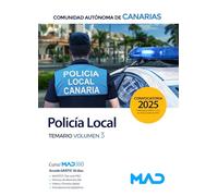 POLICIA LOCAL CANARIAS TEMARIO 3 COMUNIDAD AUTONOMA CANARIAS