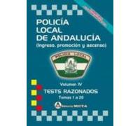 Policía Local De Andalucia Volumen Iv: Tests (temas 1 A 20) Nueva Edic
