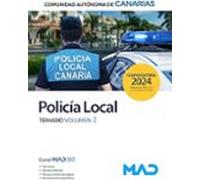 Policía Local De Canarias. Comunidad Autónoma De Canarias. Temario Vol
