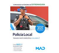 POLICIA LOCAL EXTREMADURA TEMARIO 2 AYUNTAMIENTO EXTREMADURA