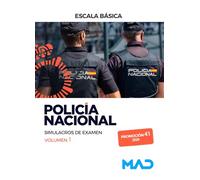 Policía Nacional Escala Básica Promoción 41. Simulacros De Examen Volu