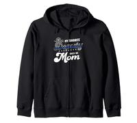 Policía o policía o Mi ayudante Favorito me Llama Mamá Sudadera con Capucha