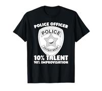 Policía Oficiales Patrulla - Poli Oficial De Policía Camiseta