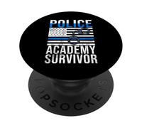 Policía Superviviente de la Academia de Policía PopSockets PopGrip Adhesivo