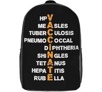 Poliéster Mochila para Escuela Vacunar Pro Mochila De Viaje con Compartimento Bolsa De Viaje para Hombres, Viajes, Gimnasio, 42X32X14Cm