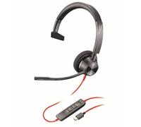 Poliester Plantronics Blackwire 3310 BW3310 Mono Usb-C Ordenador Casco 213929-01