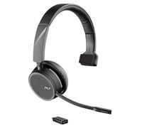 Poliester Voyager 4210 Mono UC Bluetooth Con Usb-C Adaptador Cascos, 211317-102