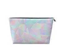 Poligonal holográfico Iridiscente Abstracto, Bolsa de artículos de tocador Bolsa de Maquillaje Bolsa de cosméticos Bolsa de artículos de tocador de Viaje portátil