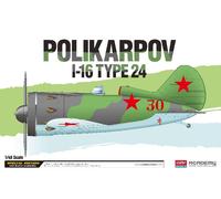 Polikarpov I-16 Tipo 24 Caza 1:48 Kit De Modelo De Plástico ACADEMY