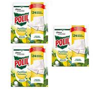 Polil® Pastillas Perfumadas Antipolillas con Aroma Cítricos Del Mediterraneo, Pack de 3 x 24 pastillas