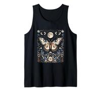 Polilla celestial bajo la armonía a la luz de la luna Camiseta sin Mangas