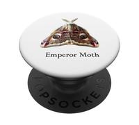 Polilla Emperador para lepidópteros PopSockets PopGrip Adhesivo