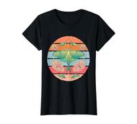 Polilla Luna Verde Polilla Hermosa Naturaleza Mariposa Vida Camiseta gráfica económica, Mujer, Negro, S