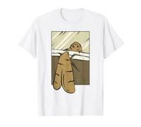 Polilla mira su Reflejo Polilla Insecto Entomología Insectos Camiseta gráfica económica, Hombre, Blanco, XL