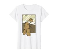 Polilla mira su Reflejo Polilla Insecto Entomología Insectos Camiseta gráfica económica, Mujer, Blanco, L