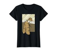 Polilla mira su Reflejo Polilla Insecto Entomología Insectos Camiseta gráfica económica, Mujer, Negro, XL