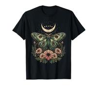 Polilla Mística Vintage Luna Creciente Academia Oscura Camiseta