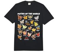 Polillas del Mundo - Gráfico Kawaii De Entomología Comfort Colors Adult Heavyweight T-Shirt