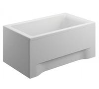 Polimat Capri bañera rectangular 100x70 cm blanco 00846