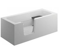 Polimat Vovo bañera rectangular con puerta 160x75 cm blanco 00741