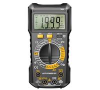 Polimetro Digital, Multímetro inteligente con rango automático, comprobador de voltaje CA/CC, detector de voltaje multifuncional de 2000 cuentas for verificación de diodos y transistores.,para uso do